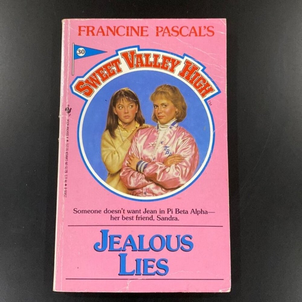 Sweet Valley High #30: Jealous Lies by Kate William - Vintage Paperback Novel
